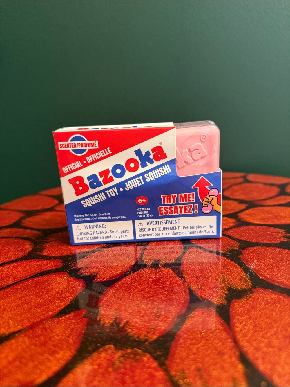 Bazooka Gum Scented Squishy
